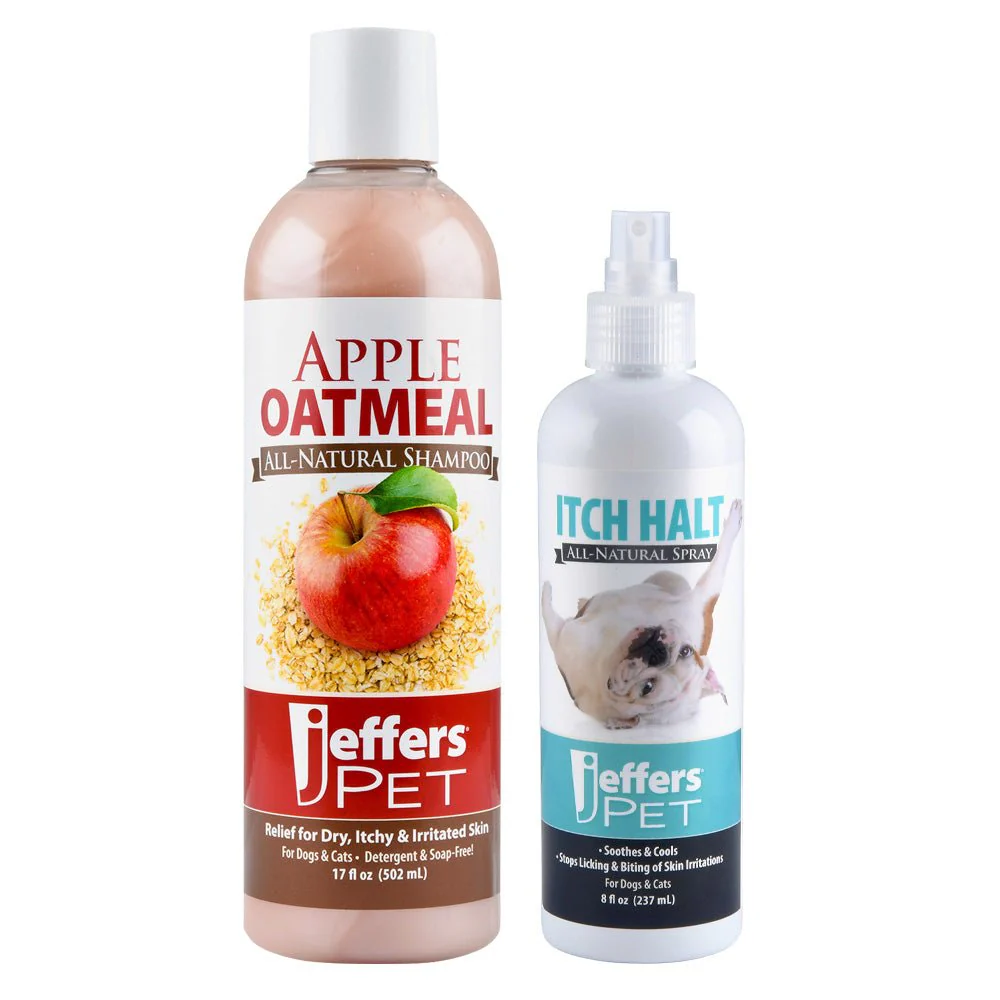 Jeffers Anti-Itch Pet Shampoo & Spray, 2 Piece Kit - Image 1