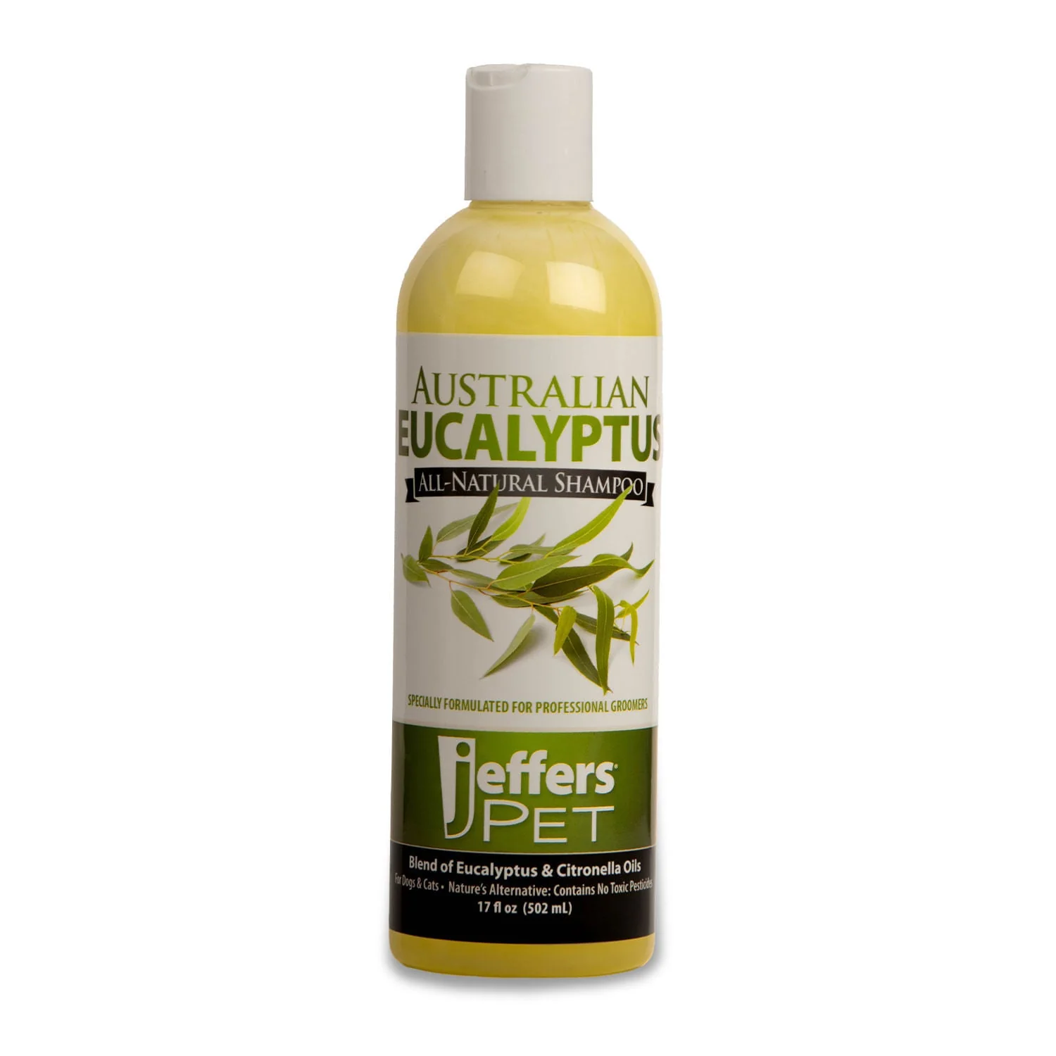 Jeffers Australian Eucalyptus All-Natural Dog Shampoo - Aids in Repelling Fleas, Ticks, Flies & Mosquitos - Image 1