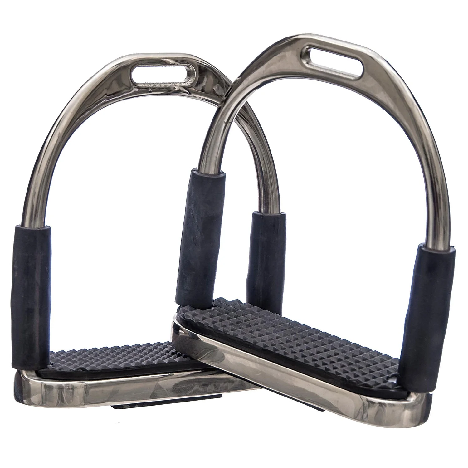 Jeffers Black Safety Stirrups, 4 1/2" - Image 1