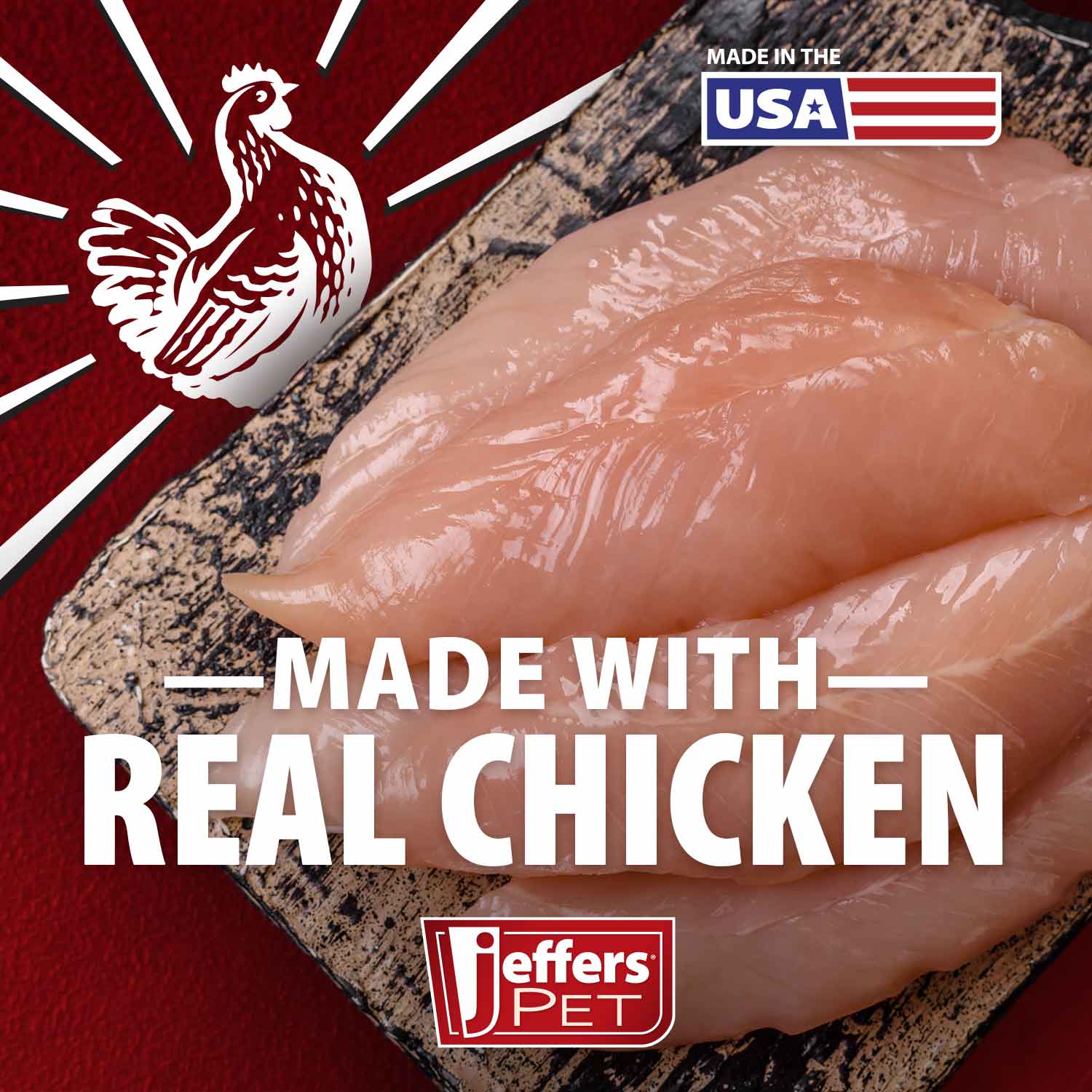 Jeffers Chicken Jerky Healthy Dog Treats, 24 oz - 100% Natural, Grain-free, Gluten-free, Made in USA - Image 2