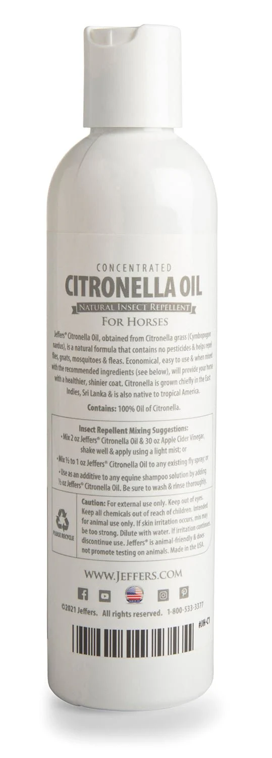 Jeffers Concentrated Citronella Oil Natural Insect Repellent for Horses, - Image 3