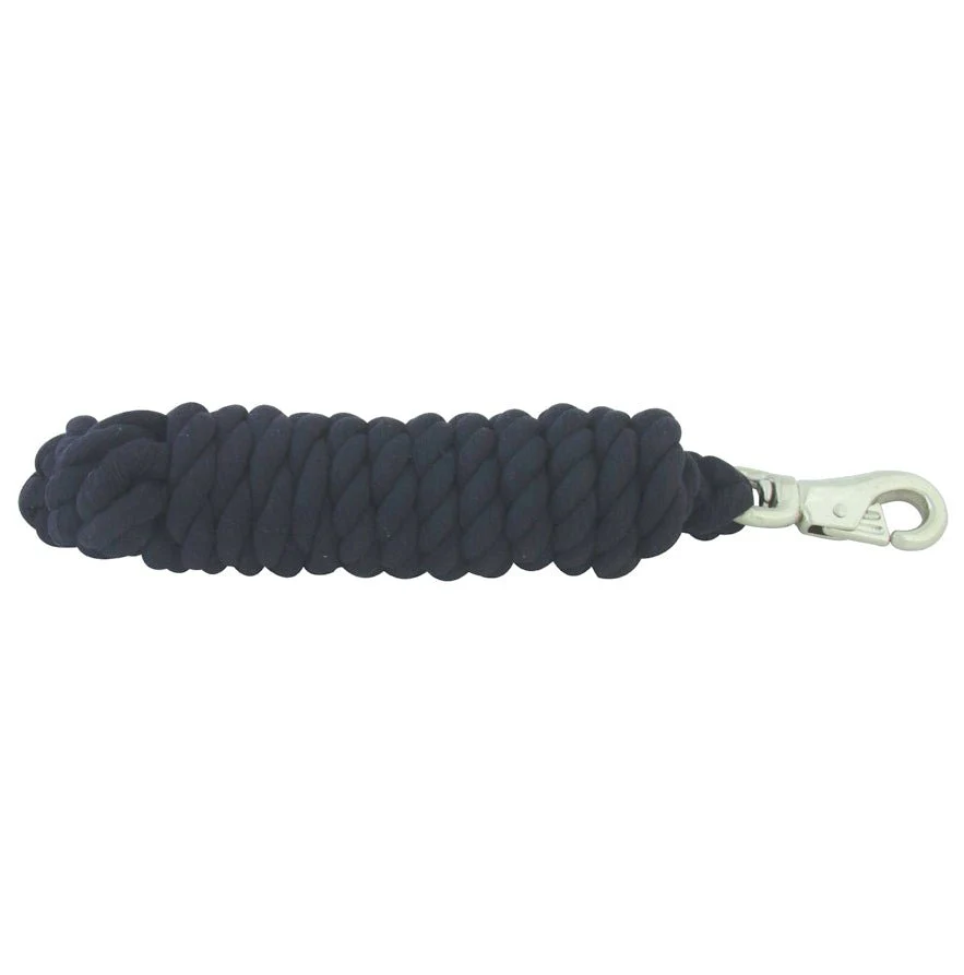 Jeffers Colorful Cotton Horse Lead Ropes with Nickel-Plated Bull Snap, 10' L - Image 2