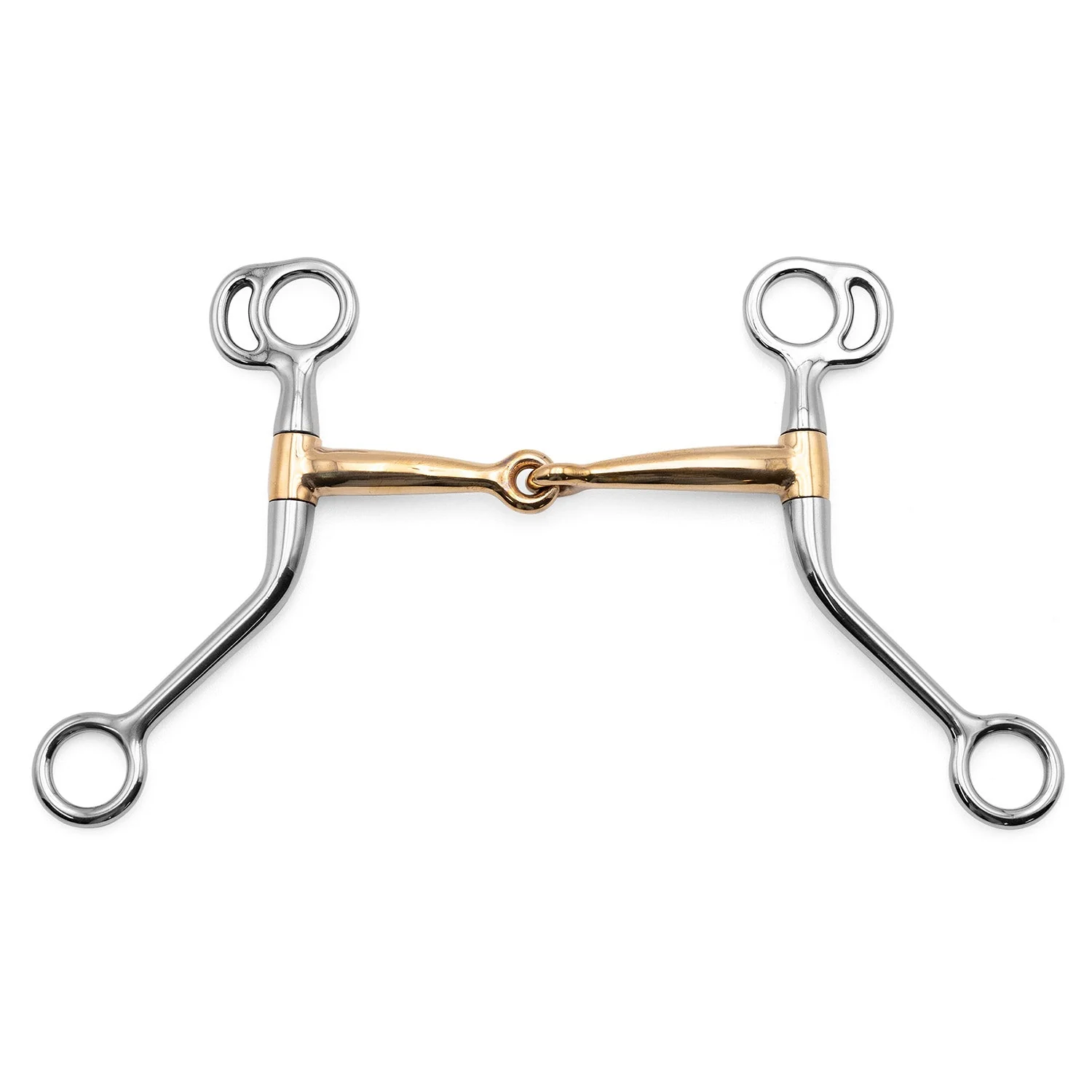 Jeffers Copper Snaffle Mouth Horse Training Bit - Image 1