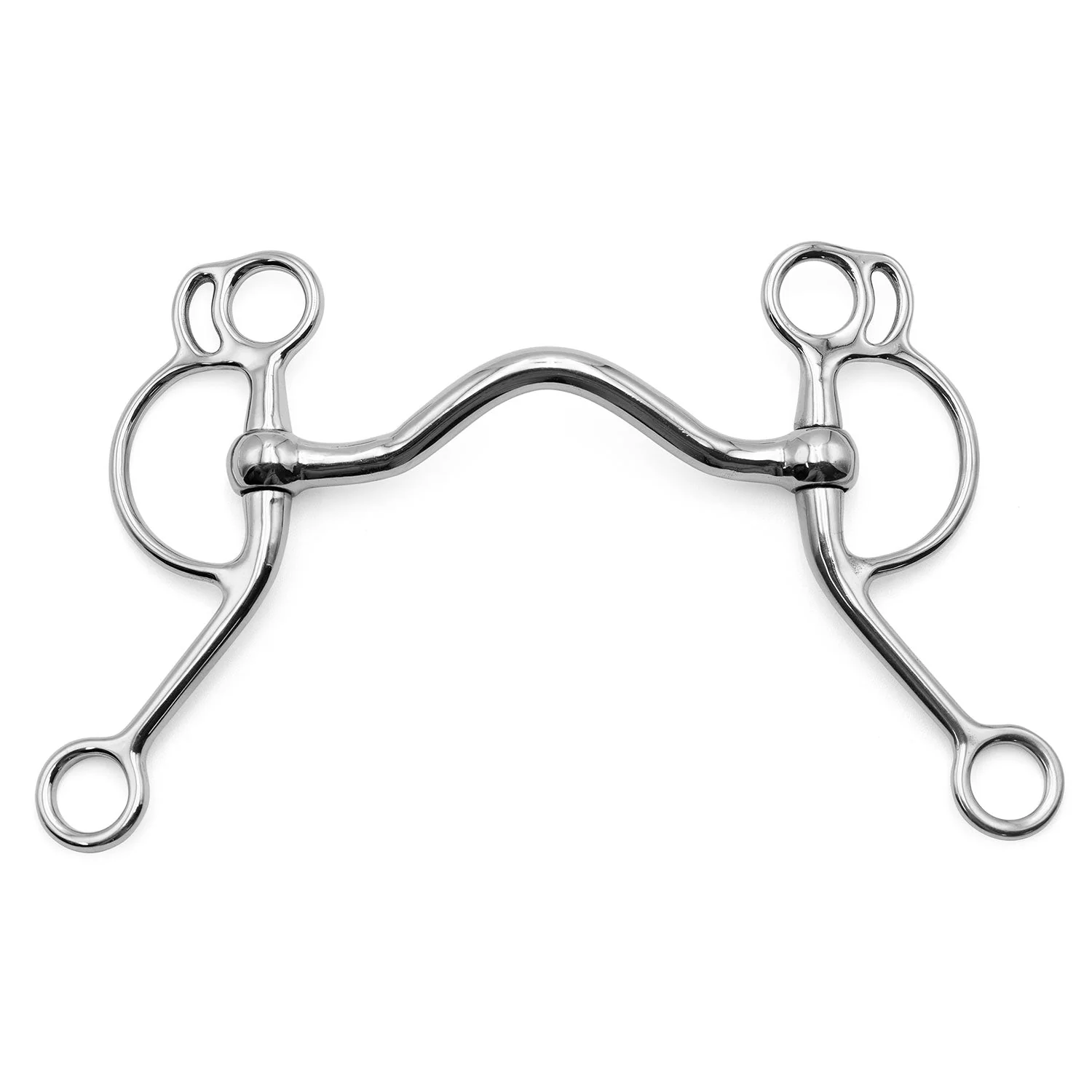 Jeffers Cowboy Pelham Curb Horse Bit - Image 1