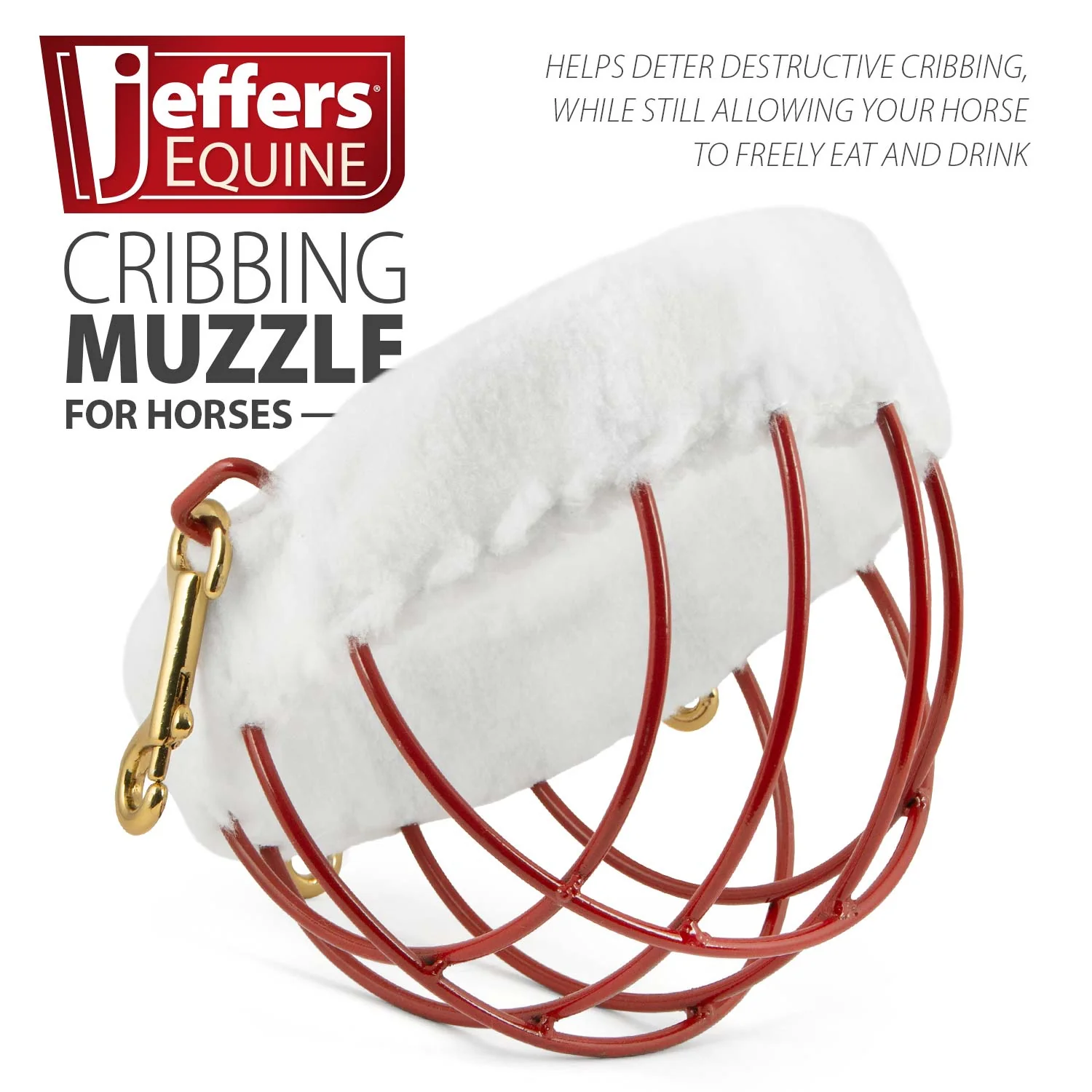 Jeffers Cribbing Muzzle, Horse - Image 3