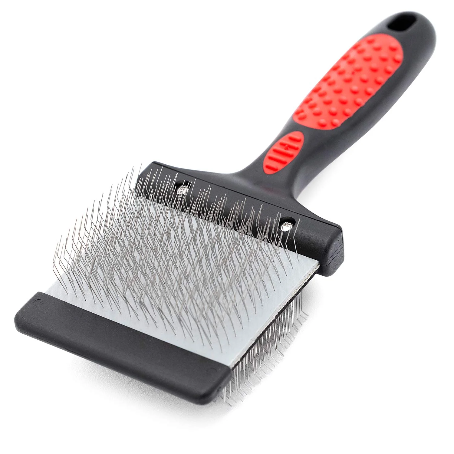 Jeffers Double-Sided Flex Head Pet Grooming Slicker Brush - Image 1