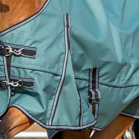 Jeffers Economy Plus Lightweight Standard Neck Horse Horse Turnout Sheet, 1200 Denier, 0 g Fill, Sage Green - Image 3