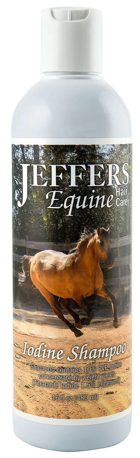 Jeffers Equine Medicated Iodine Antibacterial and Antifungal Horse Shampoo - Image 1