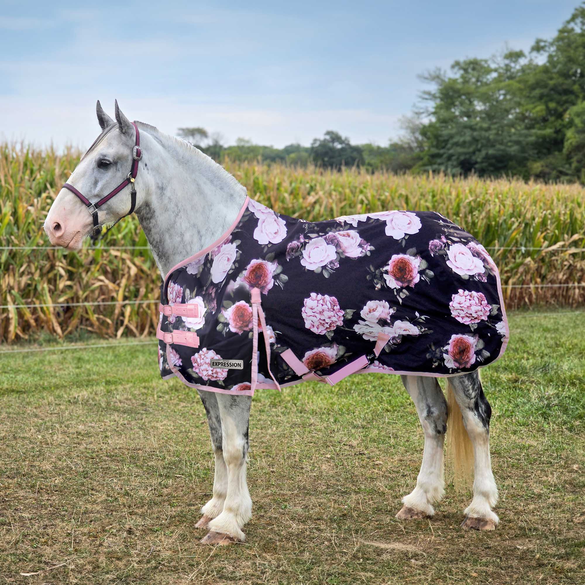 Jeffers Expression 1200D Draft Horse Turnout Blanket, 240 g | Waterproof, Breathable & Safe Design - Image 1