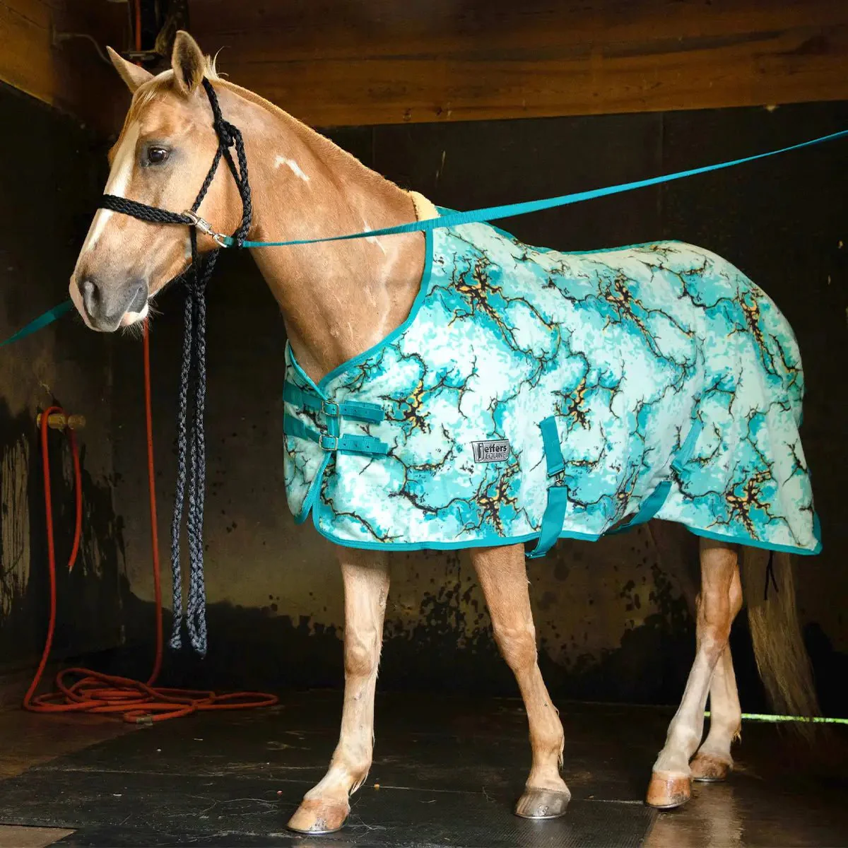 Jeffers Expression Standard Neck Fleece Horse Cooler - Image 1