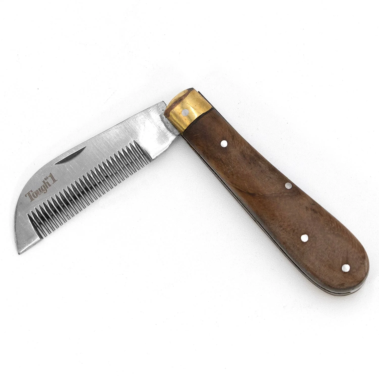 Jeffers Folding Pocket Stripping Comb for Horses