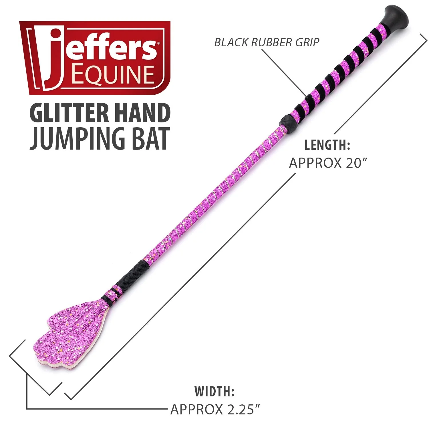 Jeffers Glitter Hand 20 Inch Jumping Bat - Image 3