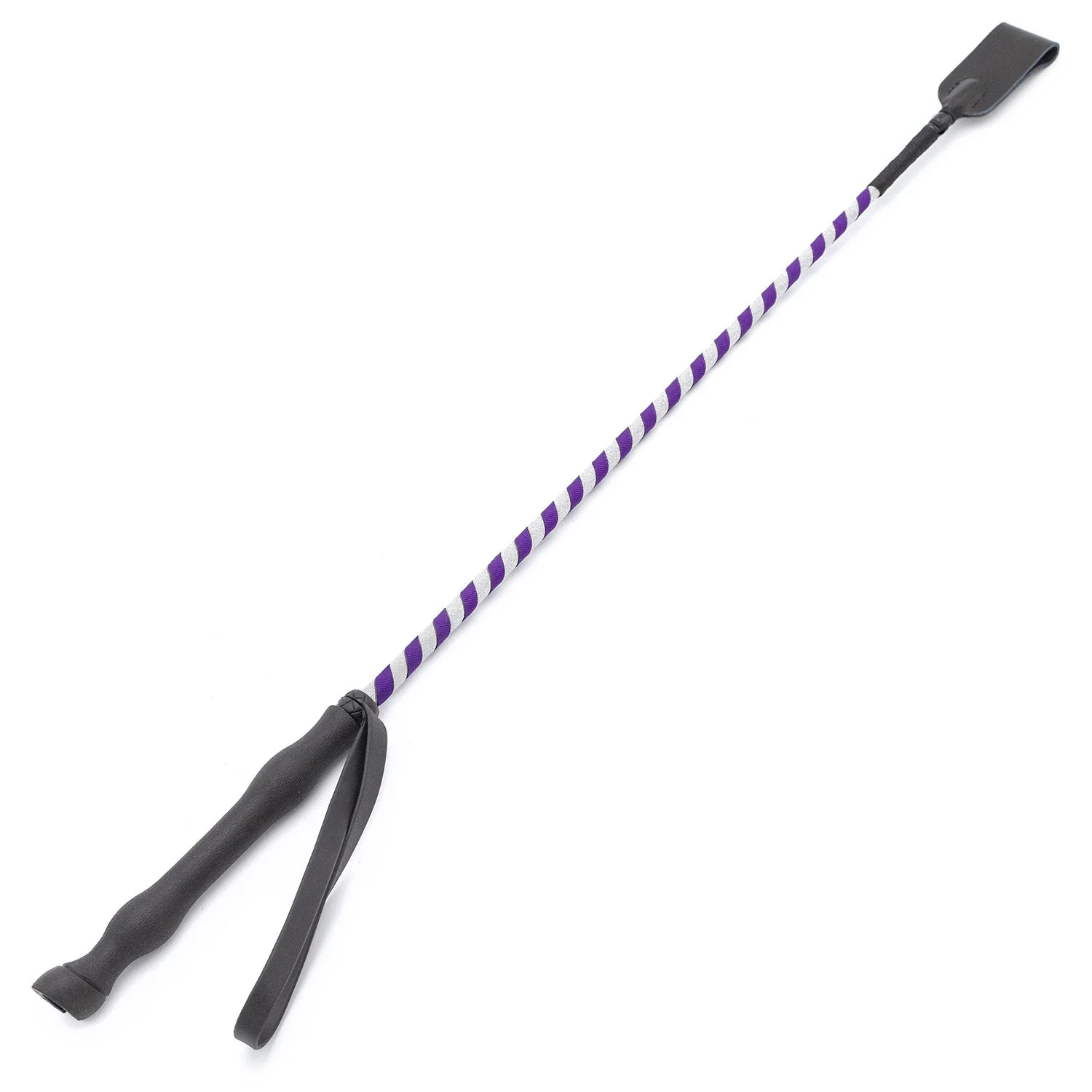 Jeffers Glitter Ribbon 26 Inch Riding Crop - Image 1
