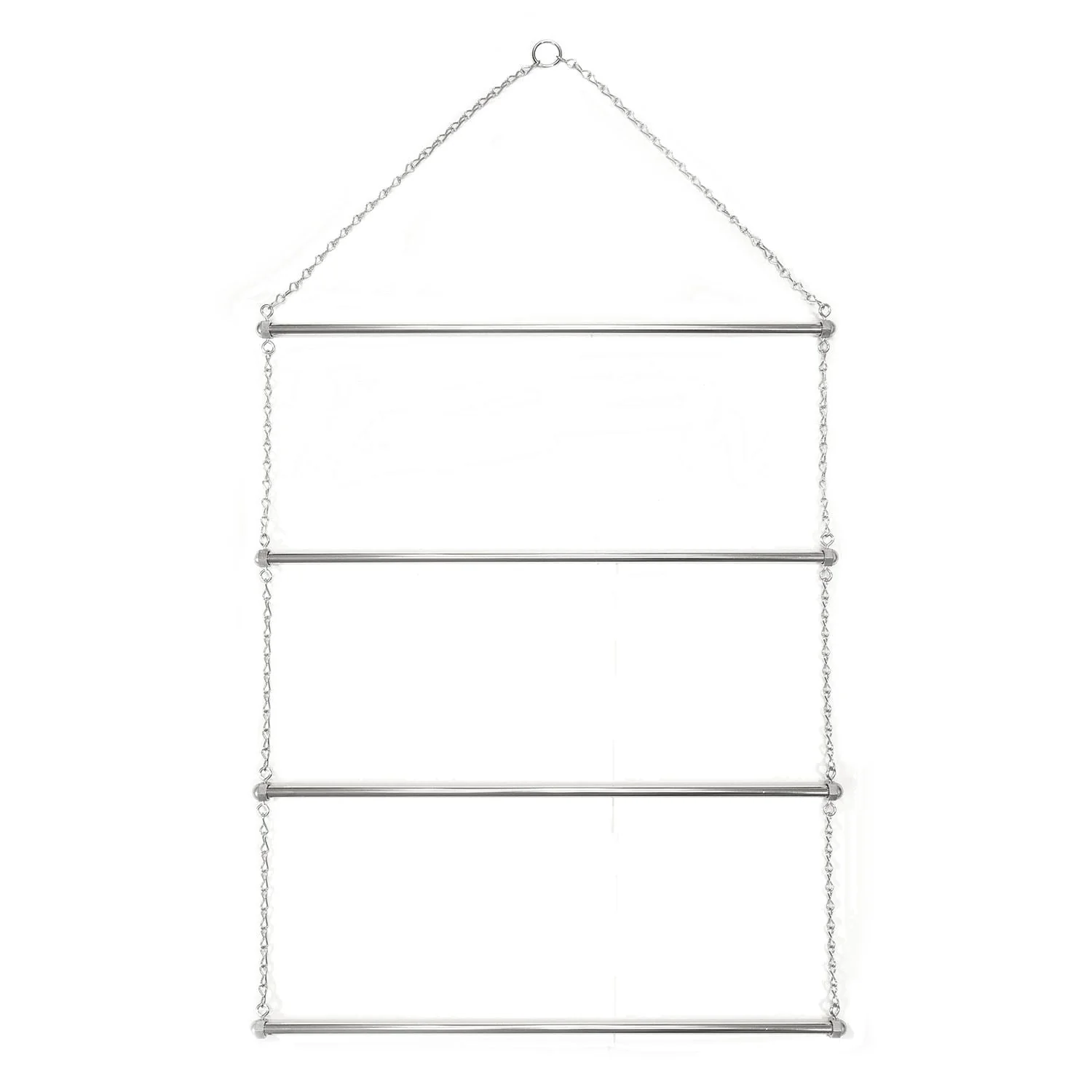 Jeffers Chrome-Plated Steel Hanging Horse Blanket Storage Rack - Image 1