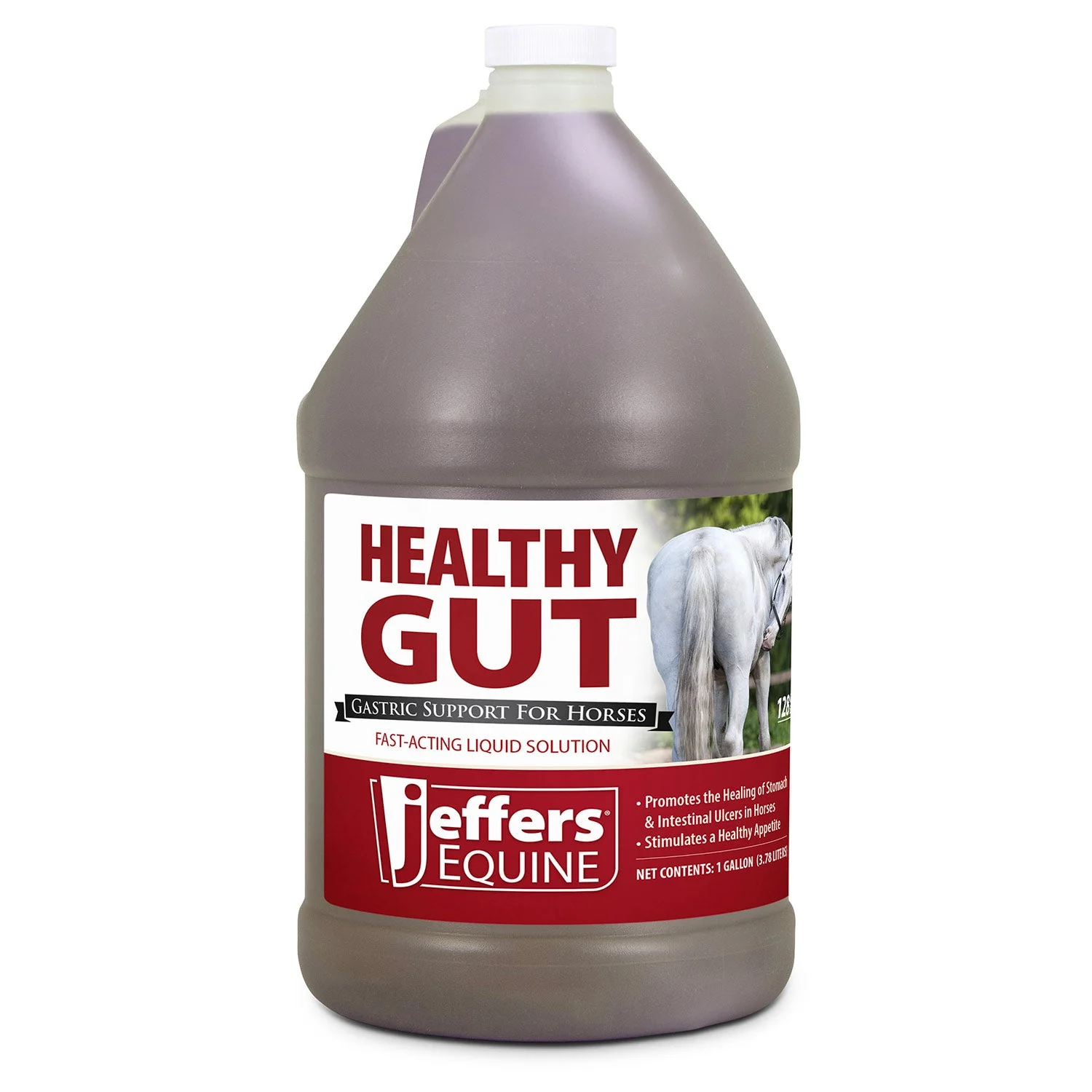Jeffers Healthy Gut Gastric Support Liquid Supplement for Horses - Image 3