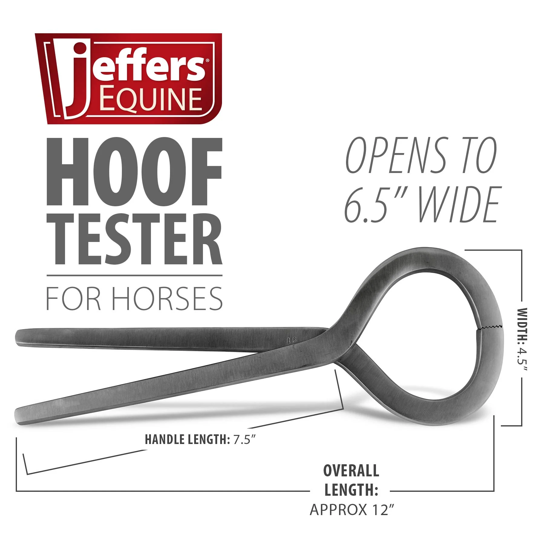 Jeffers Horse Hoof Tester Farrier Tool - Image 1