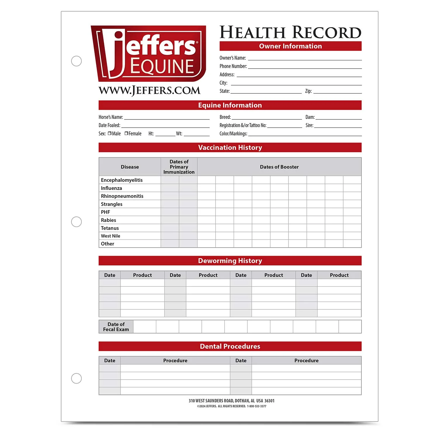Jeffers Horse Health Records - Image 2