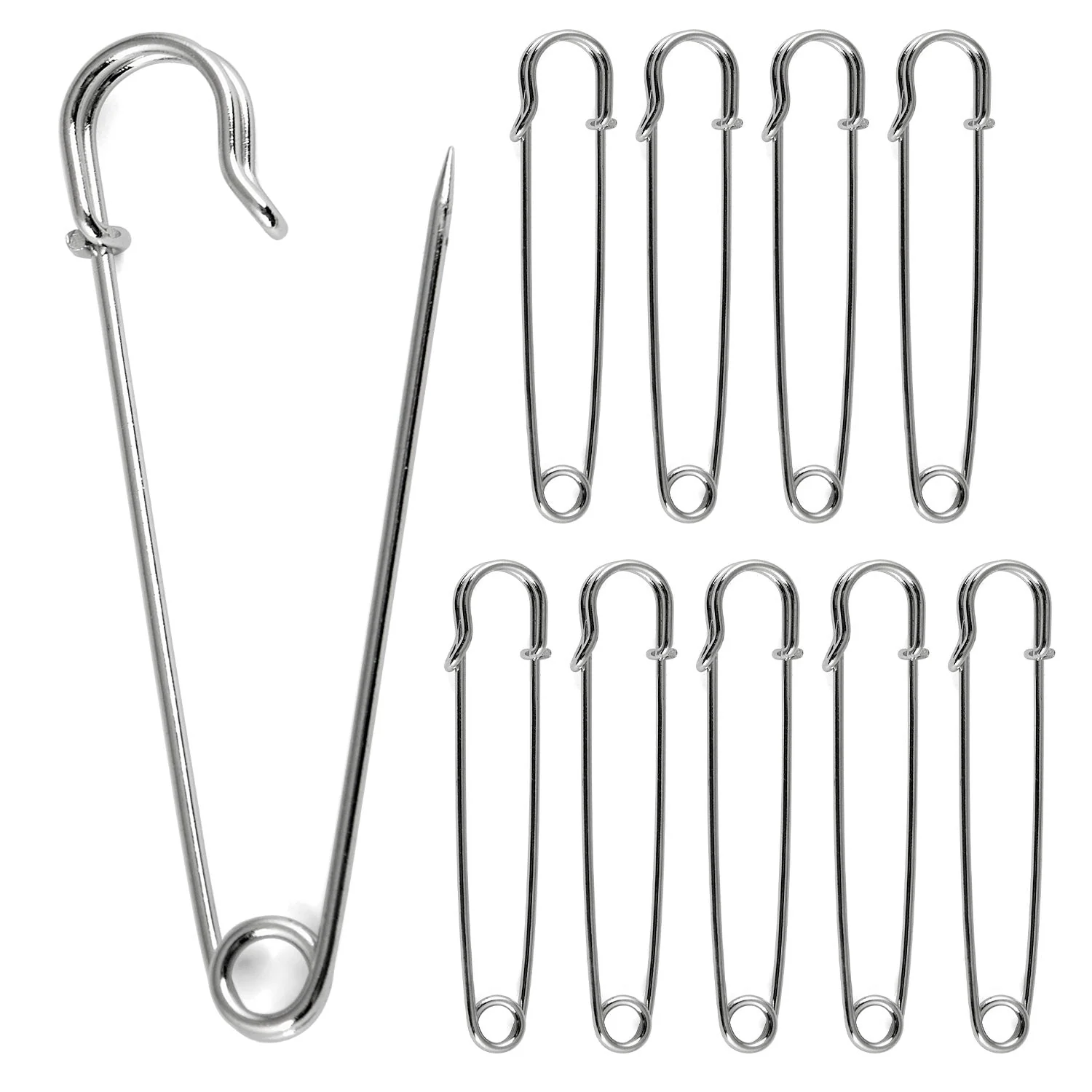 Jeffers Jumbo Multi-Purpose Blanket Pins, 10-Pack - Image 1