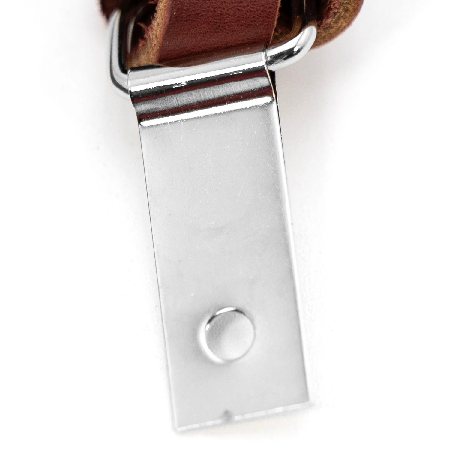 Jeffers Latigo Leather Horse Saddle String with Clip & Dee, 24" L - Image 3