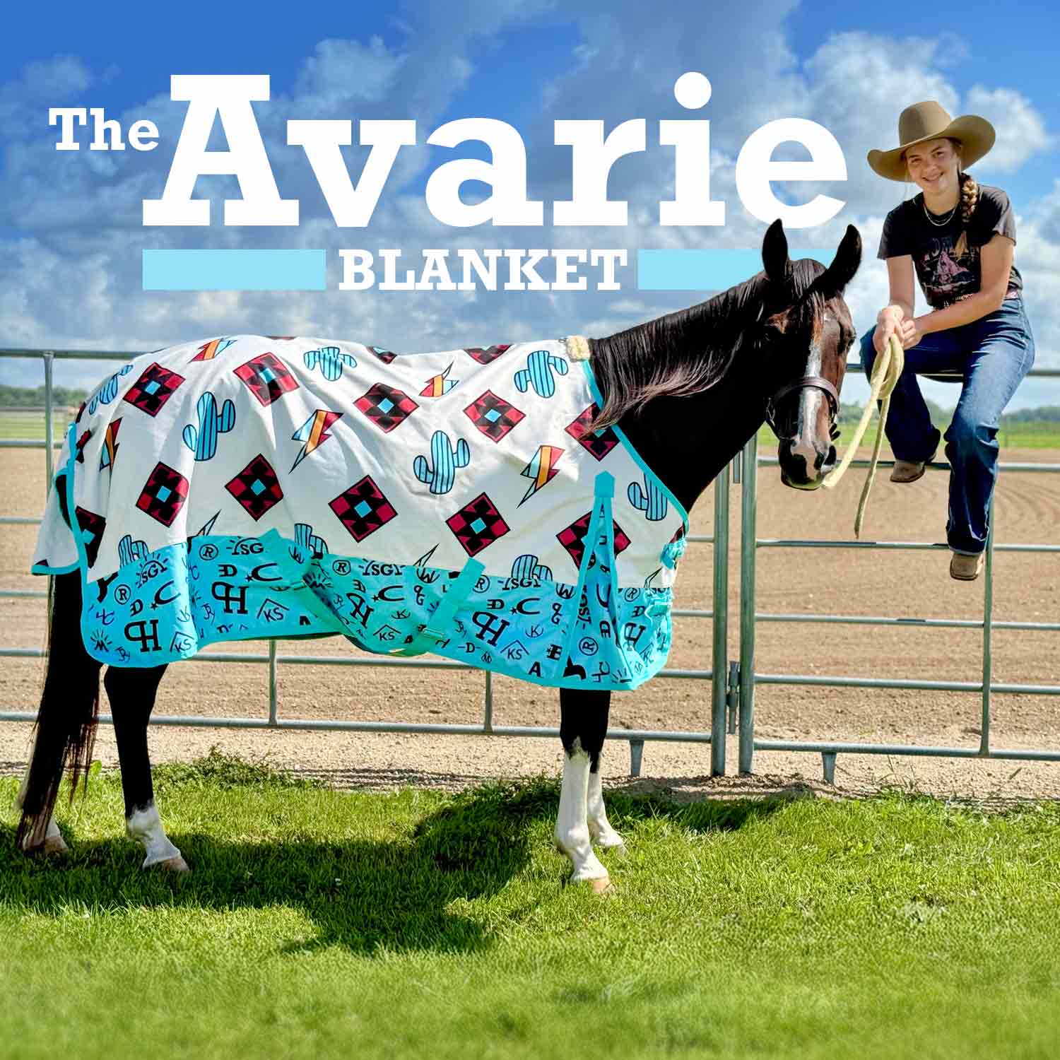 Jeffers Limited Edition "The Avarie" 1200 Denier Economy Plus Standard Neck Horse Turnout Sheet, Waterproof 0g Fill - Image 1