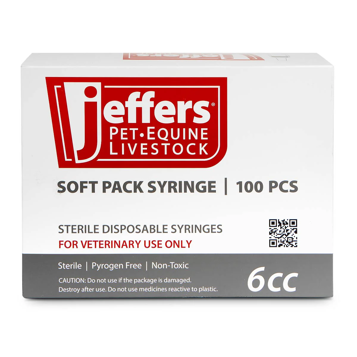 Jeffers Luer Slip Syringes, Box of 100 - Image 3