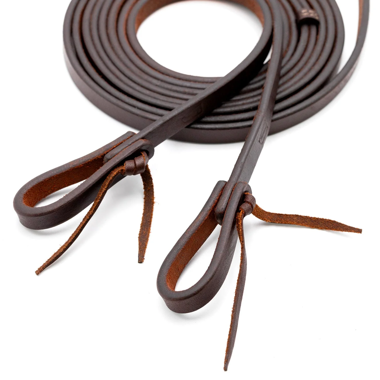 Jeffers LuxeLeather Heavy Oiled Split Reins for Horses - Image 2