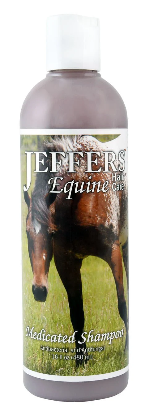 Jeffers Equine Antibacterial & Antifungal Medicated Shampoo for Horses - Image 1