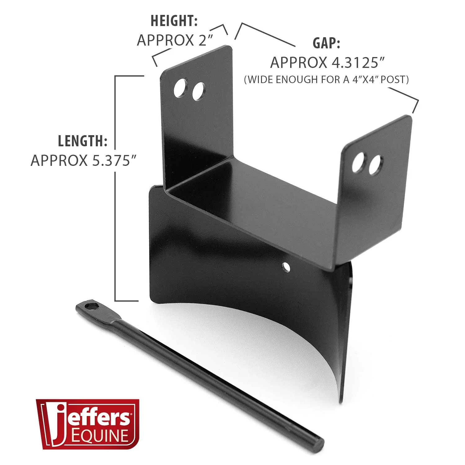 Jeffers Metal Horse Jump Cups, Pair - Image 3