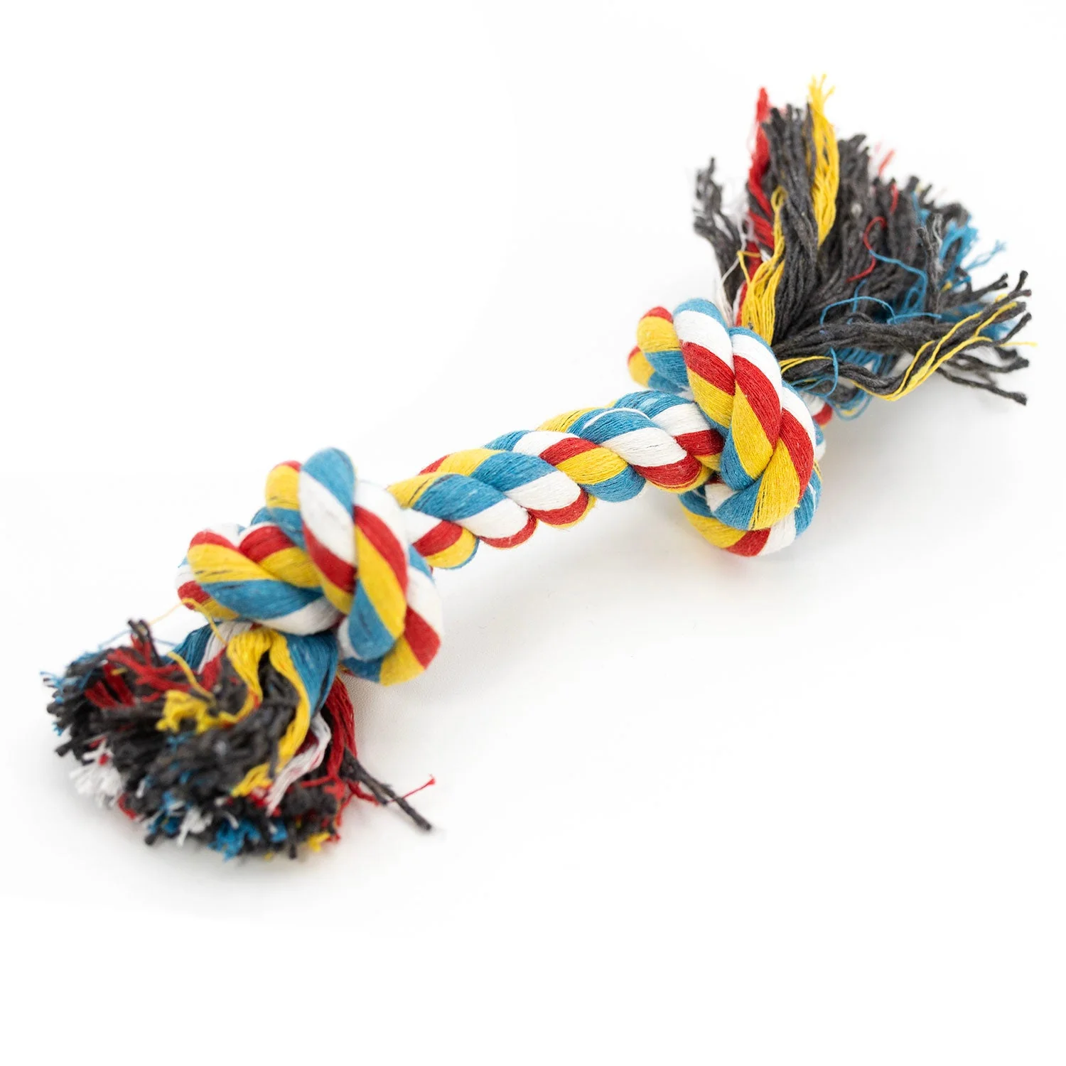 Jeffers Multi-Colored Braided Rope Bone Tug Toy for Dogs - Image 2