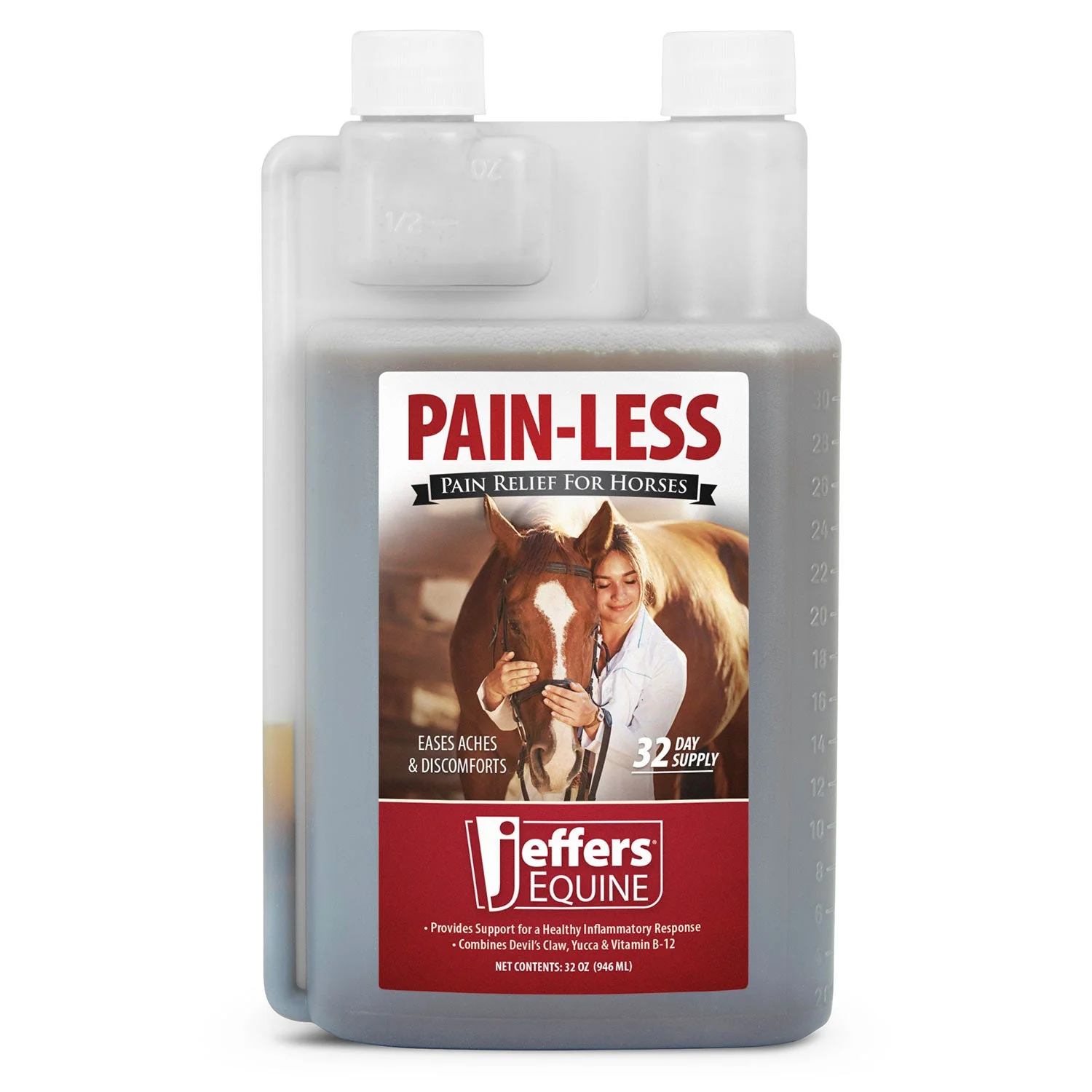 Jeffers Pain-Less Pain Relief Liquid for Horses - Image 1