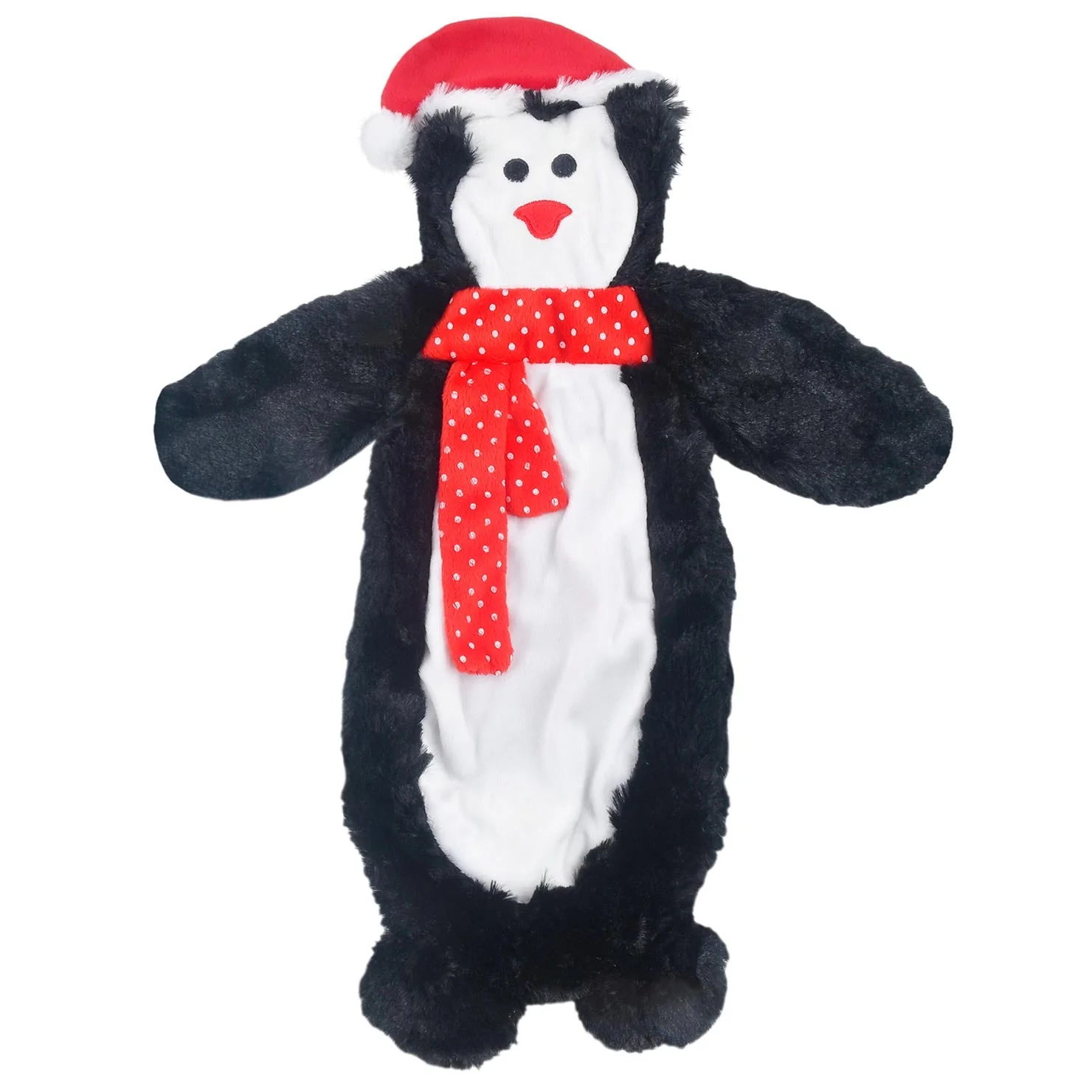 Jeffers Pet Christmas Characters Unstuffed Plush Squeaker Dog Toys, 12"L - Image 3