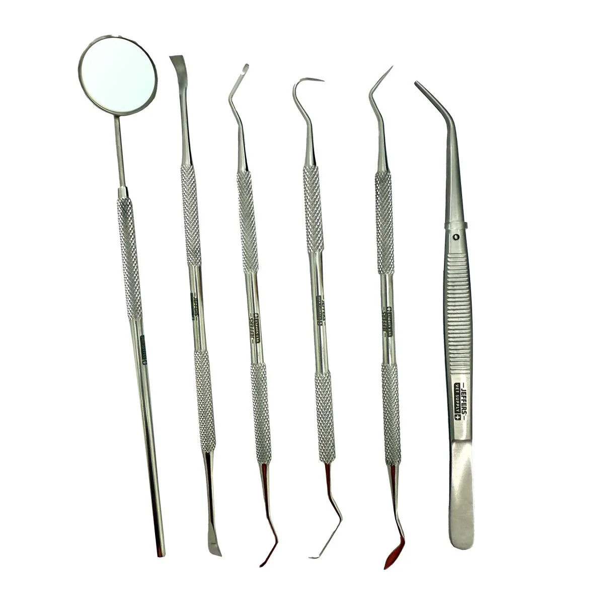 Jeffers Pet Dental Care Kit – Stainless Steel Scaler and Scraper Set for Dogs and Cats – Teeth Cleaning & Tartar Remover Tools - Image 1