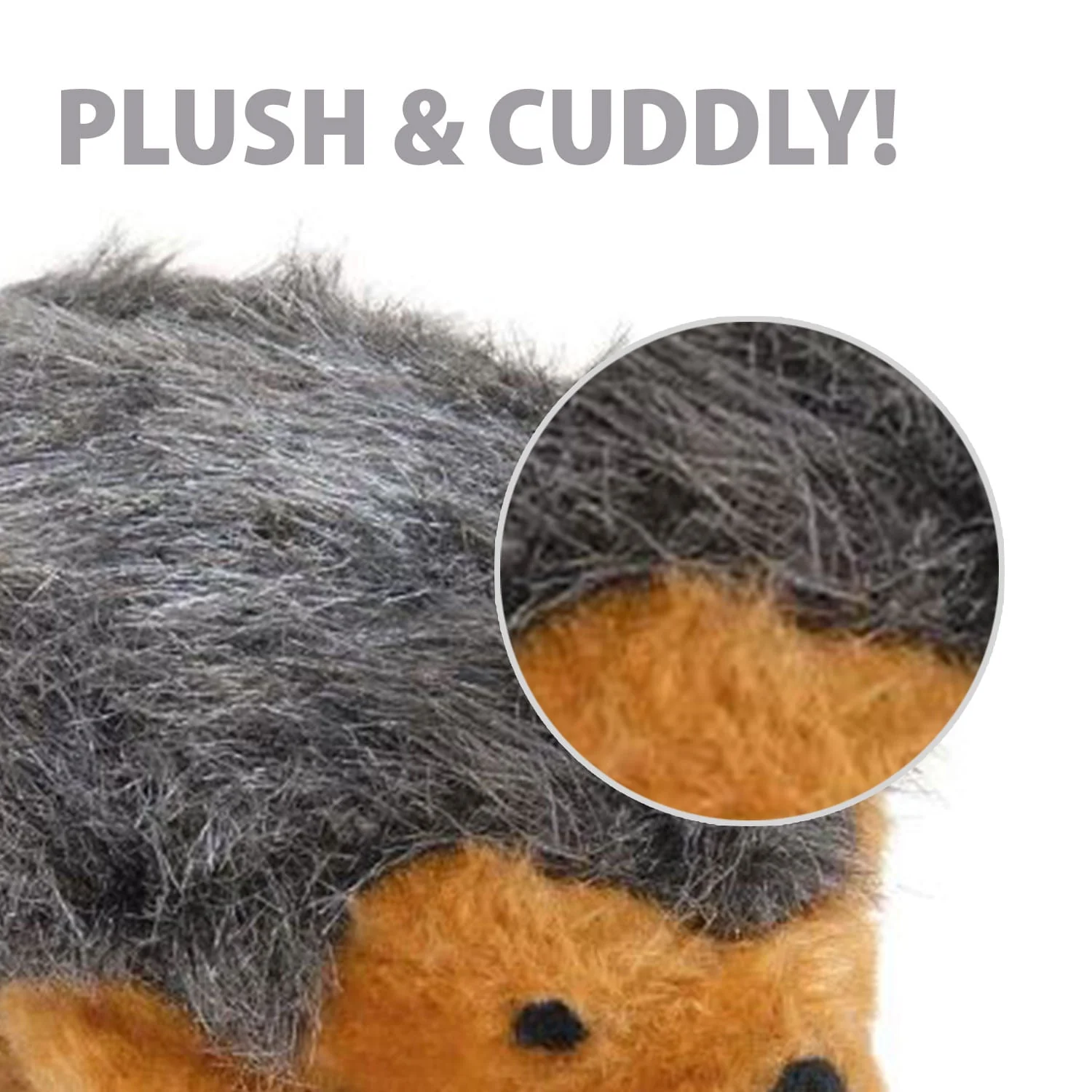 Jeffers Plush Hedgehog Squeaker Dog Toy - Image 3