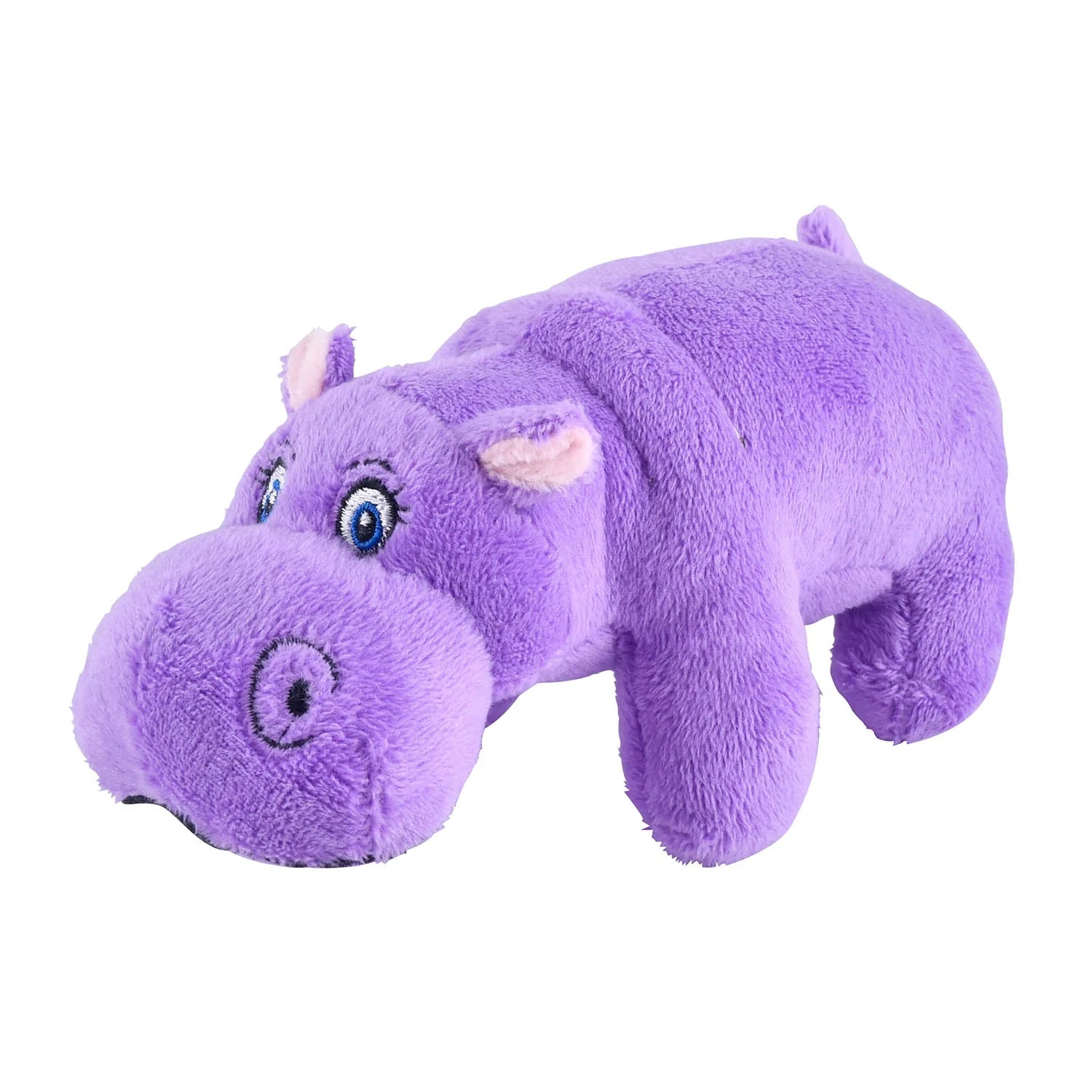 Jeffers Plush Hippo Jr. Dog Toy with Squeaker - Image 1