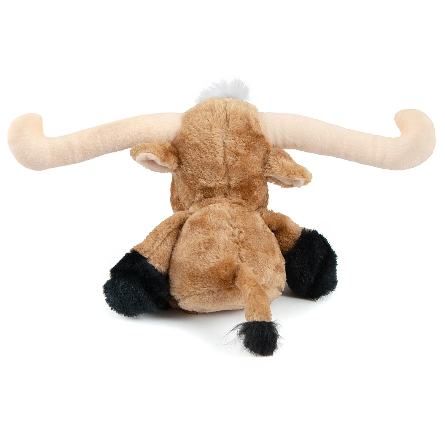 Jeffers Plush Longhorn Steer Squeaker Dog Toy, 8" - Image 3