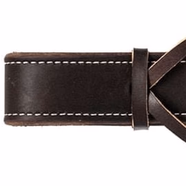Jeffers Poplar Head Premium Doubled & Stitched Latigo Leather Off Billet - Image 2