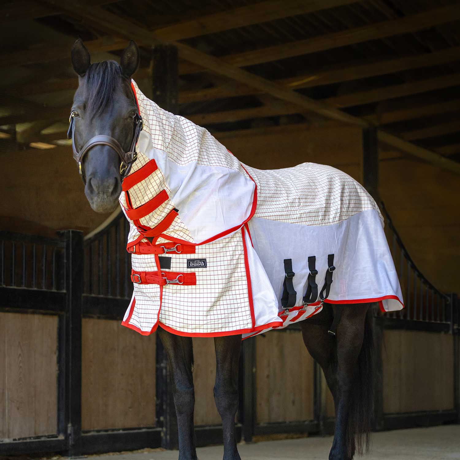 Jeffers Romper Stomper Sweet Itch Fly Sheet with Detachable Neck