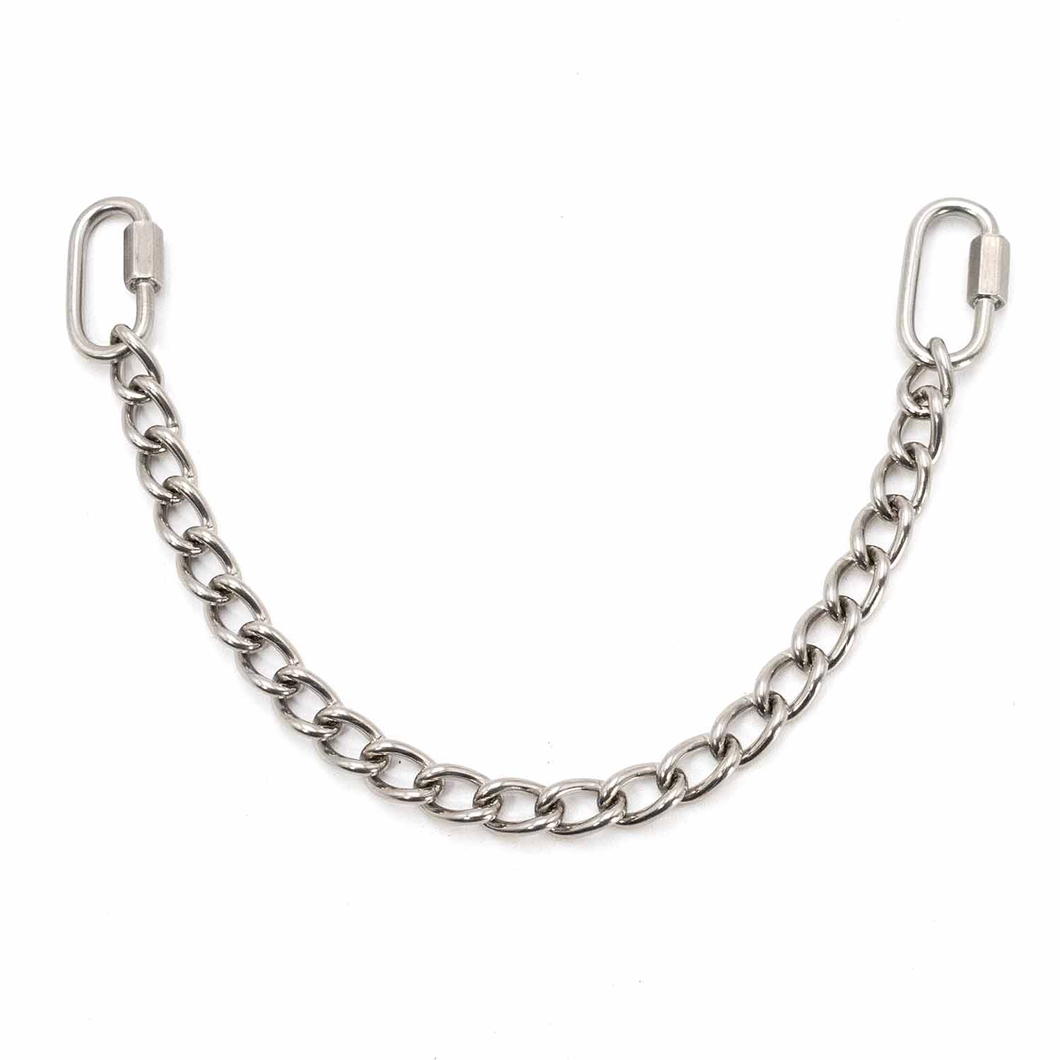 Jeffers Stainless Steel Curb Chain with Quick Links - Image 1