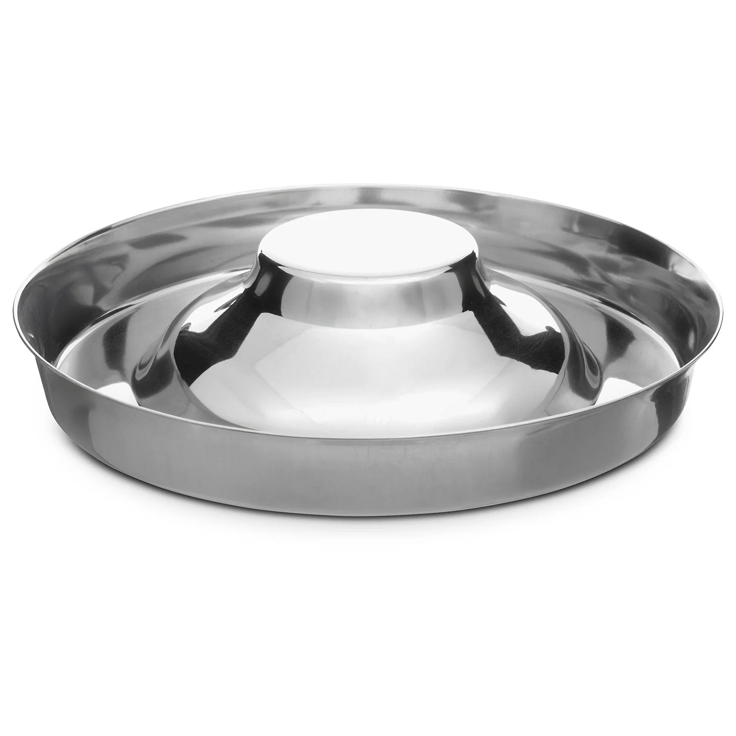 Jeffers Stainless Steel Flying Saucer Puppy Food & Water Bowl - Image 1