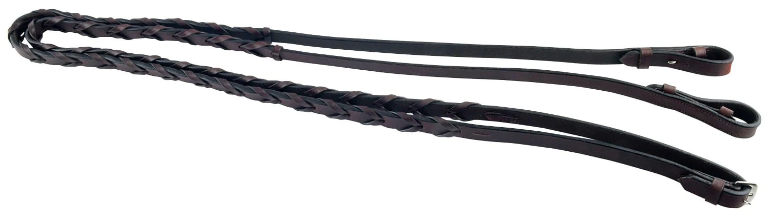 Jeffers Uniquely English Laced Leather Reins - Image 1