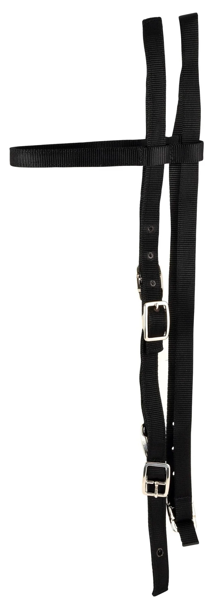 Jeffers Western Browband Horse Headstall, 2-Ply Nylon - Image 1