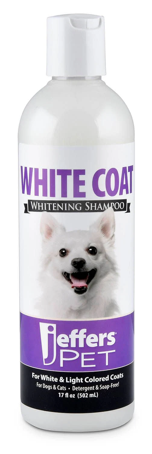 Jeffers Pet White Coat Whitening Dog & Cat Shampoo - Image 1