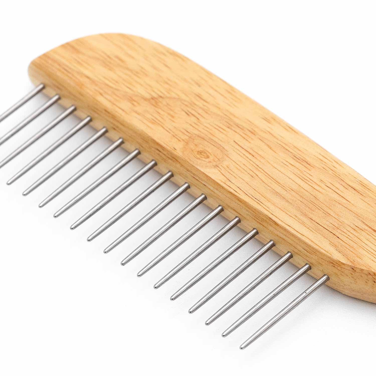 Jeffers Wood Handle Poodle Comb - Image 3