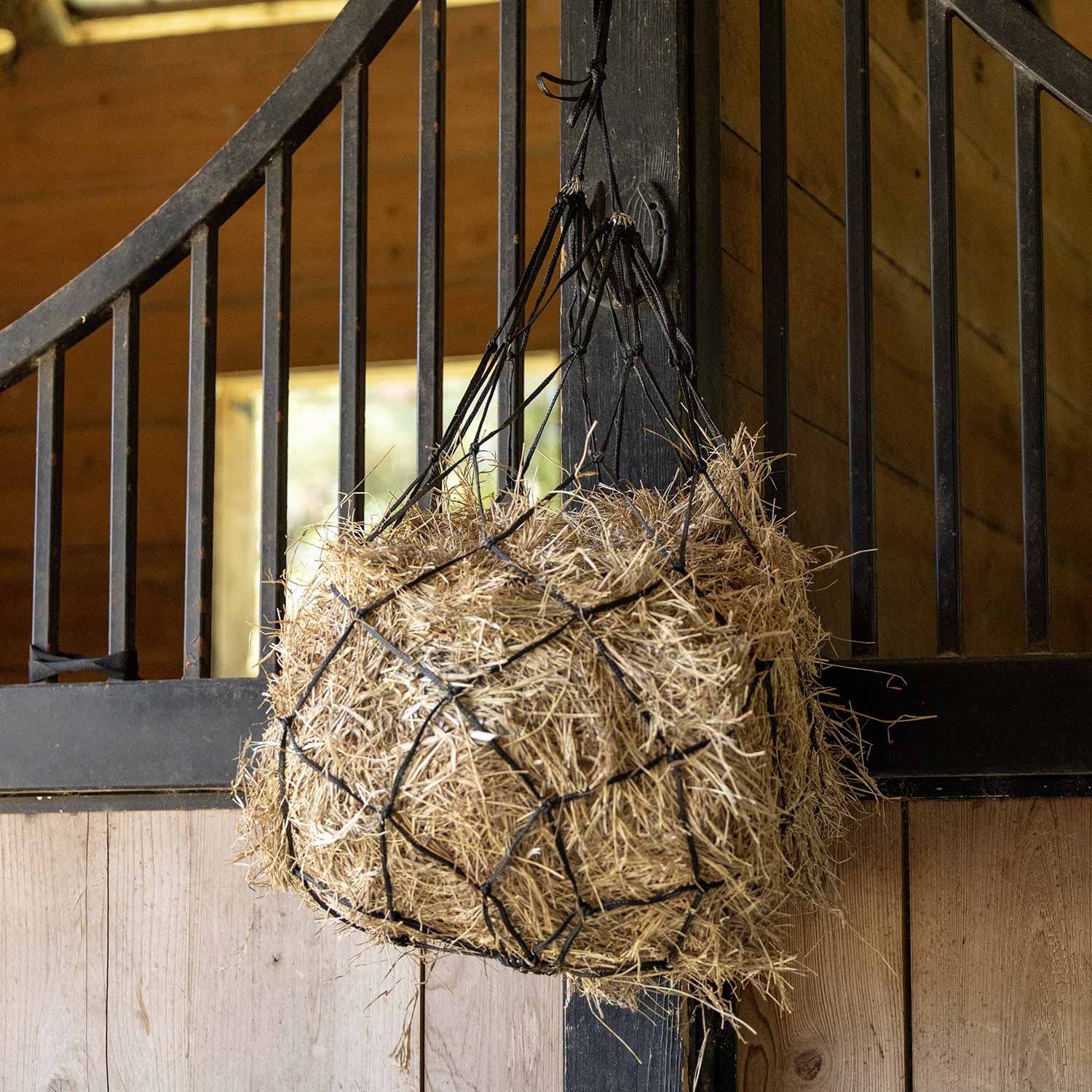 Jeffers Woven Poly Rope Hay Net with 4" x 4" Holes, 42" - Image 1