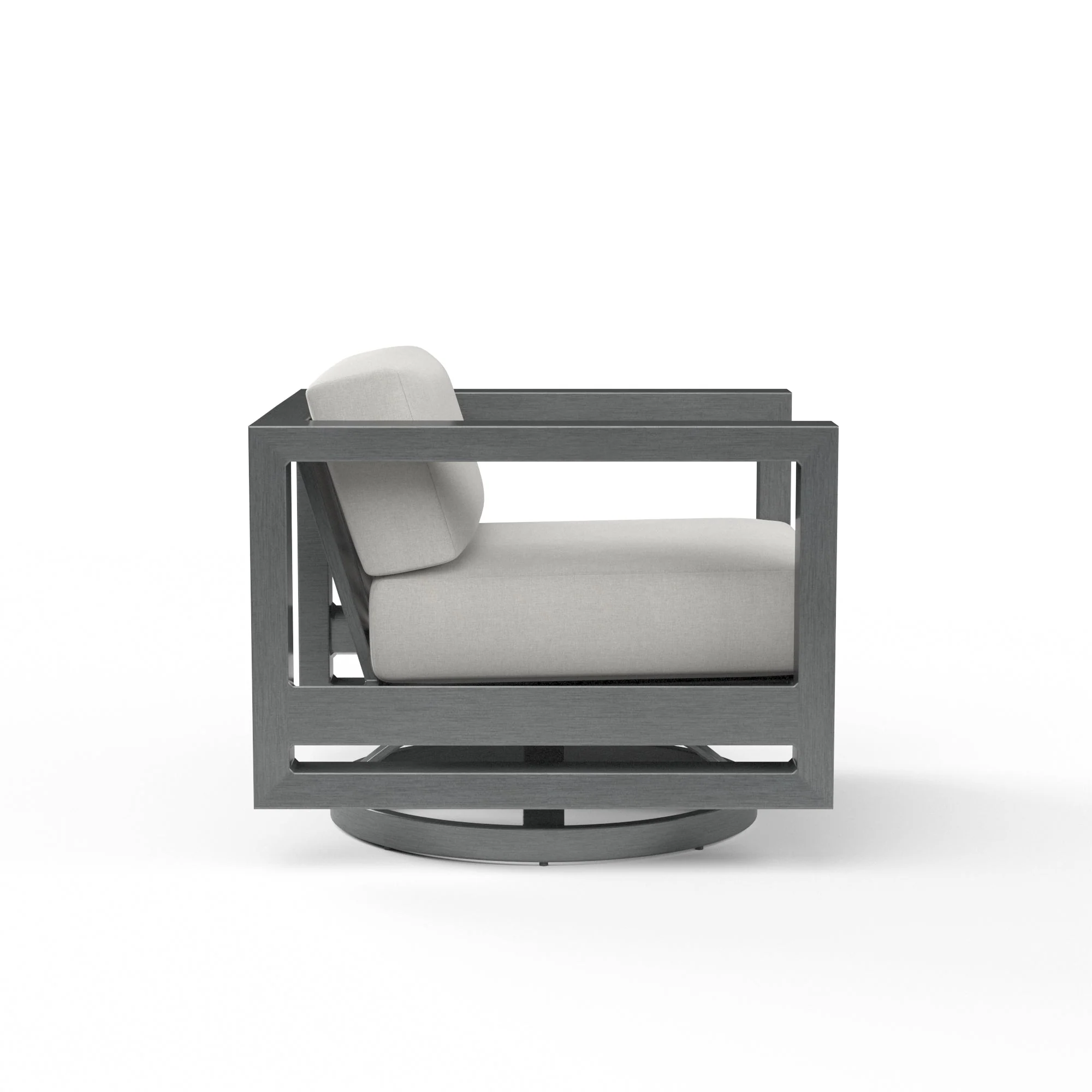 Redondo Swivel Club in Cast Silver, No Welt - Image 3