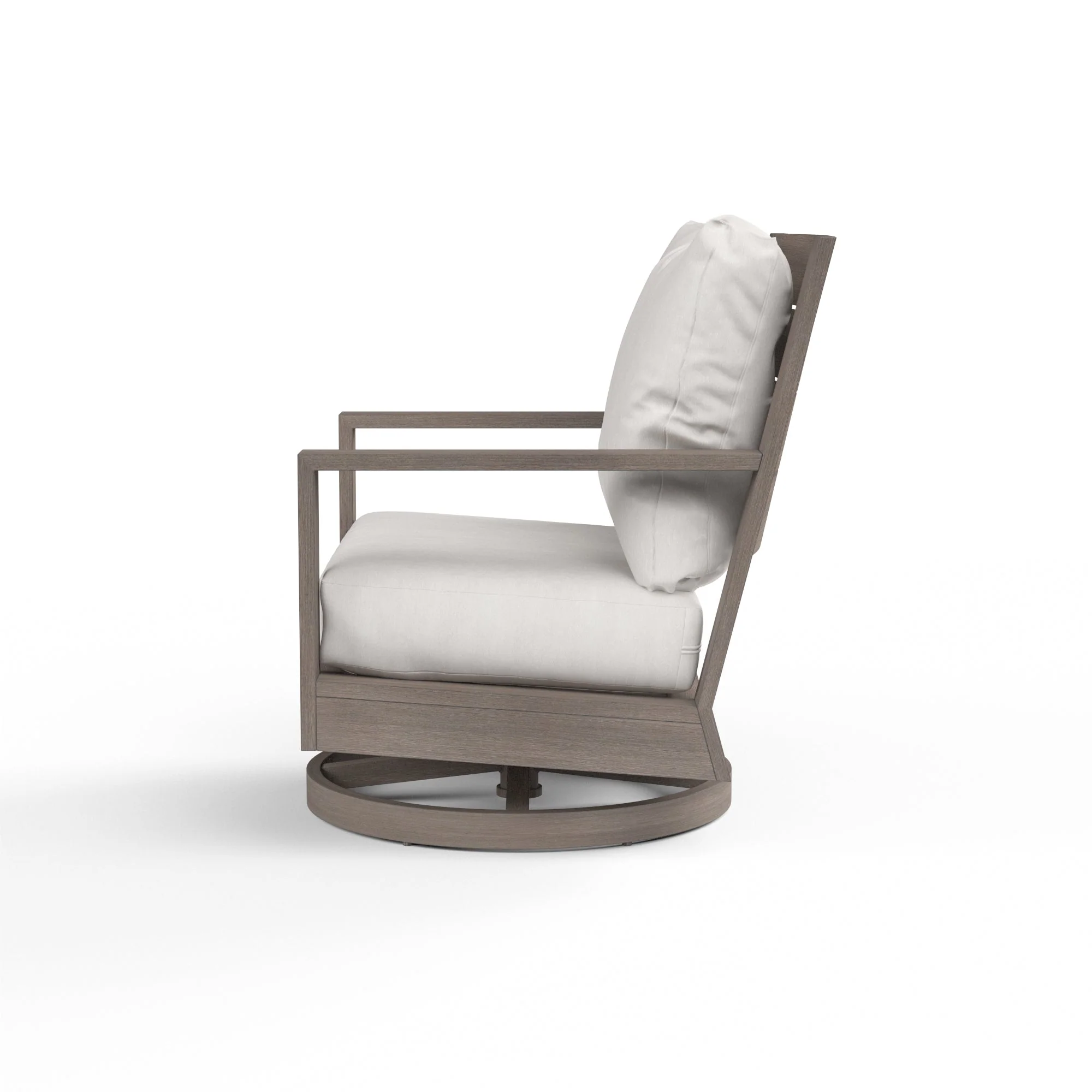 Laguna Swivel Club Rocker in Canvas Flax, No Welt - Image 3