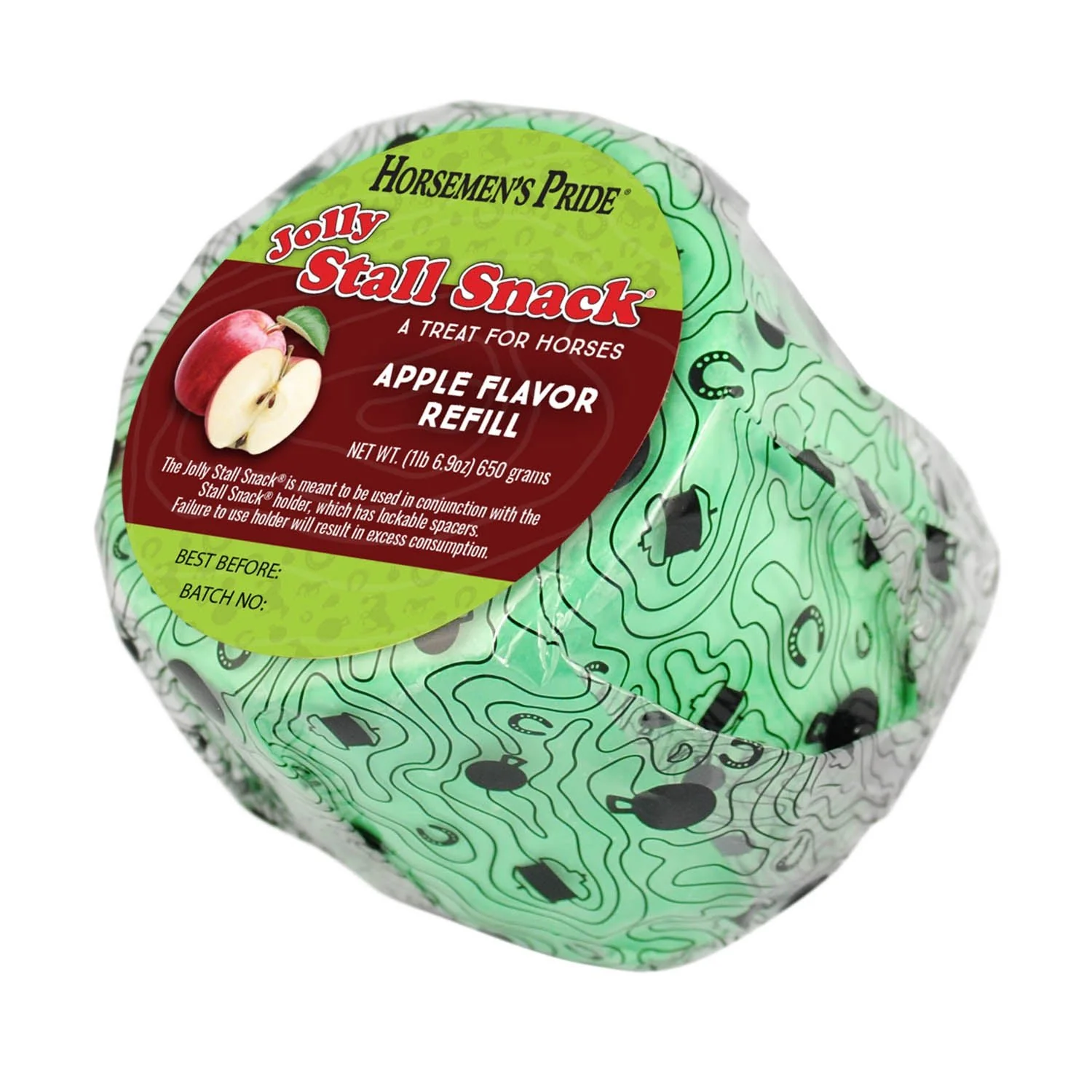 Jolly Stall Snack Refills – Long-Lasting Horse Treats for Stall Boredom, Apple-Shaped, Compatible with Jolly Stall Snack System - Image 1
