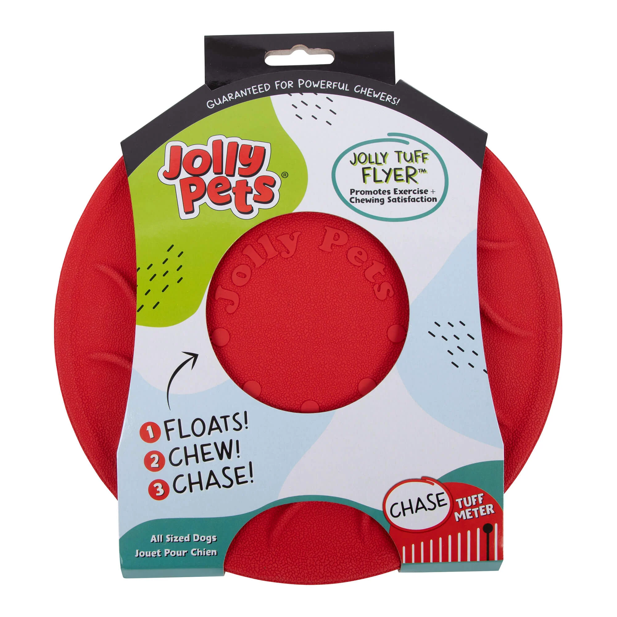 Jolly Tuff Flyer Dog Fetch Toy - Image 2