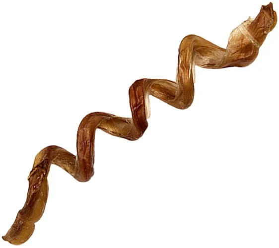Jones Curly Q Bully Stick, approx. 8″-10″L