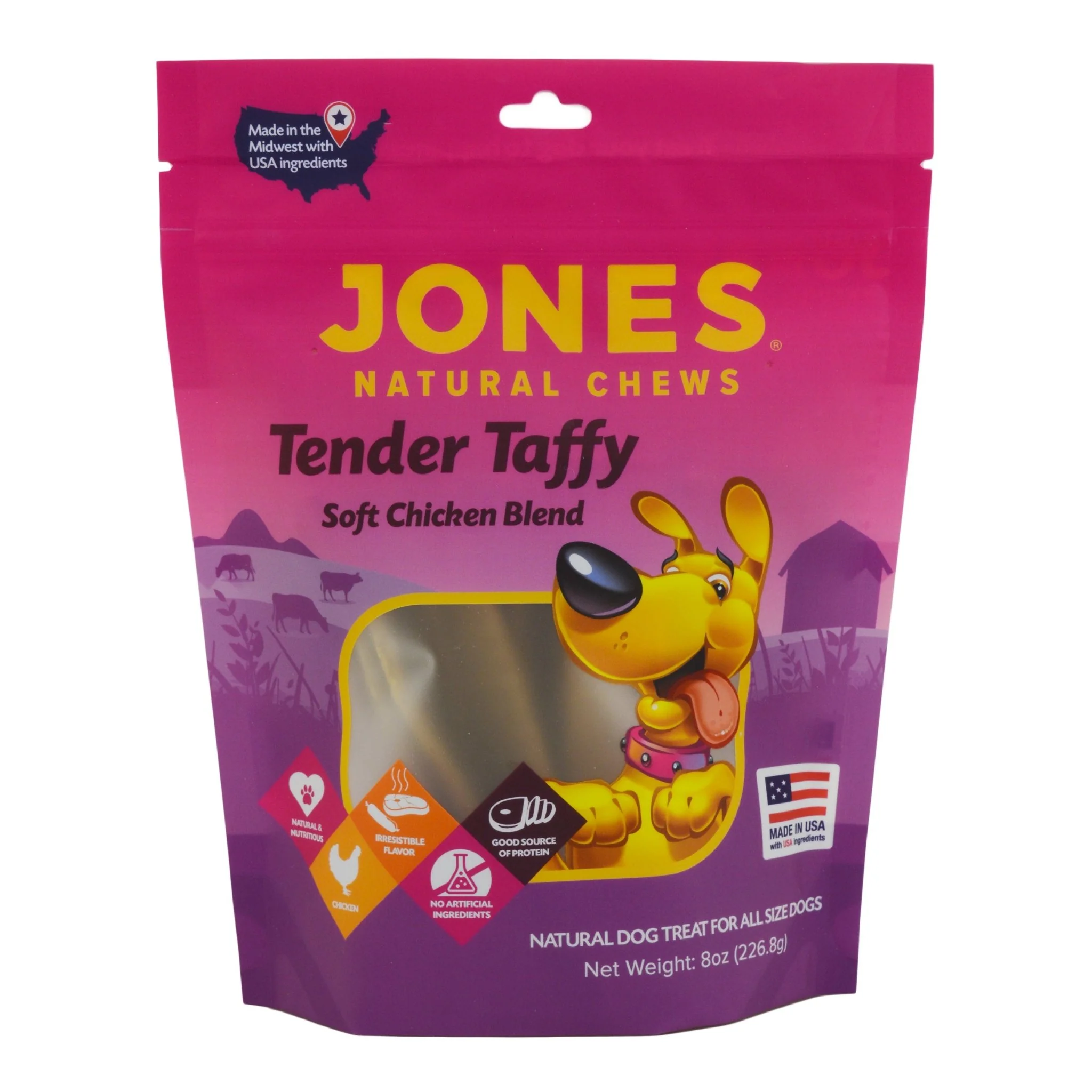 Jones Natural Chews Tender Taffy Blend Dog Treats - Image 3